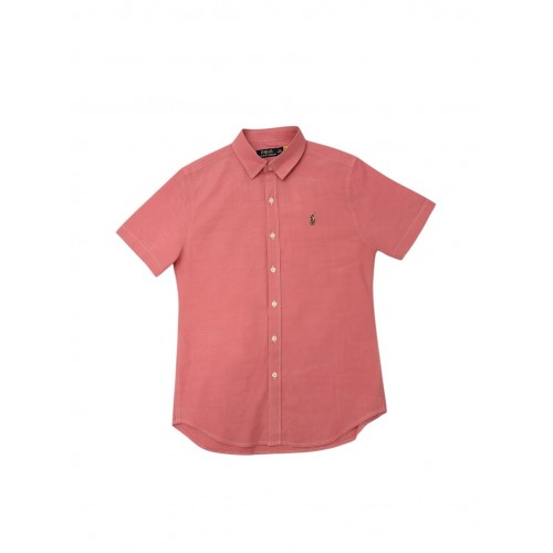 Polo Ralph Lauren Πουκάμισο Κοντομάνικο Ροζ
